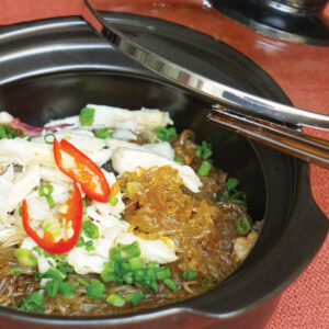 Stir-Fried Glass Noodles with Crab | 春雨・蟹入りの炒め