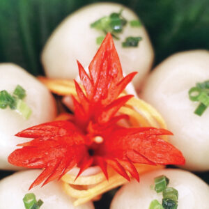 Vietnamese Sticky Rice Dumpling with Shrimp and Pork | バインイット海老肉団子