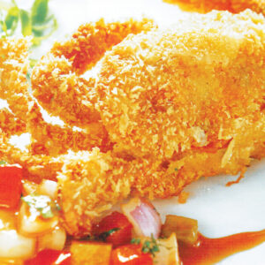 Soft-Shell Crab with Spicy Sauce | ソフトシェルのピリ辛ソース添え