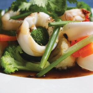 Stir-Fried Squid & Cauliflower | いかのカリフラワー炒め